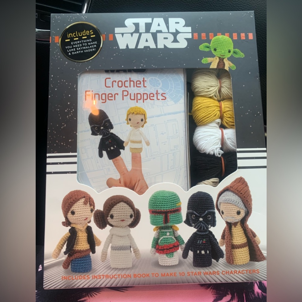 STARWARS Crochet Finger Puppets Set